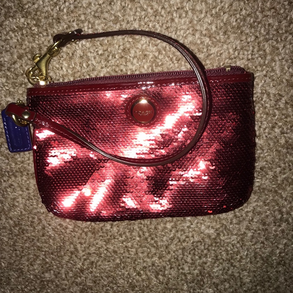 Coach Poppy Wristlet